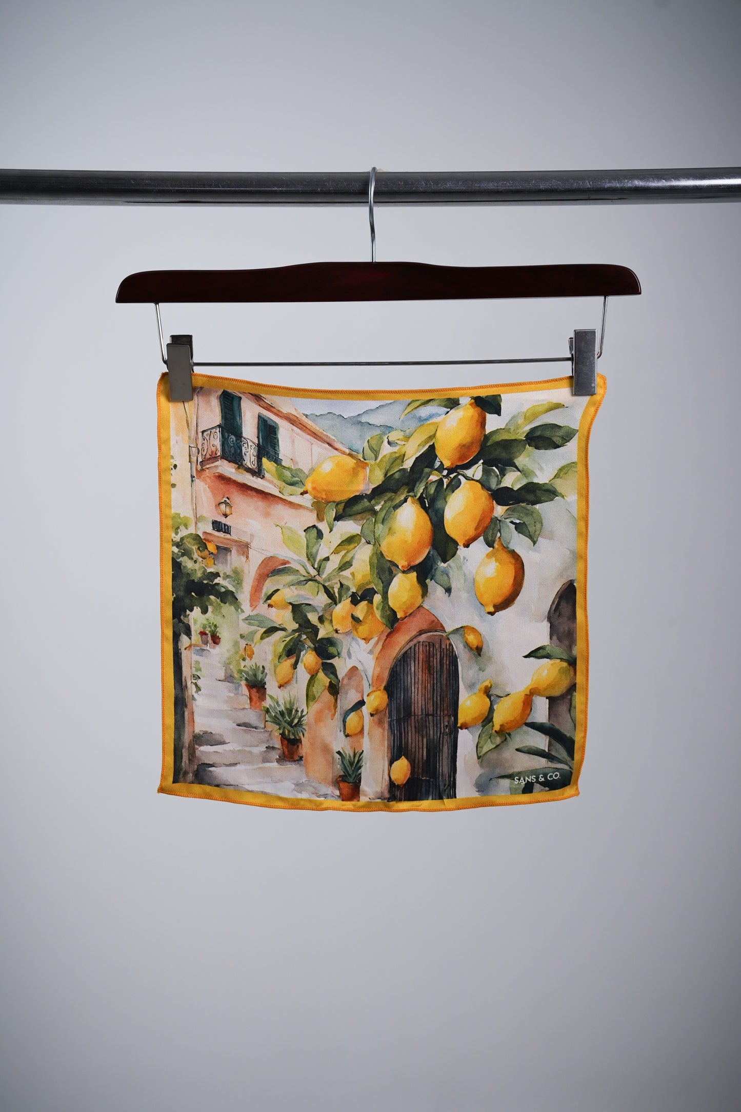 Citrus Bliss of Capri Pocket Square