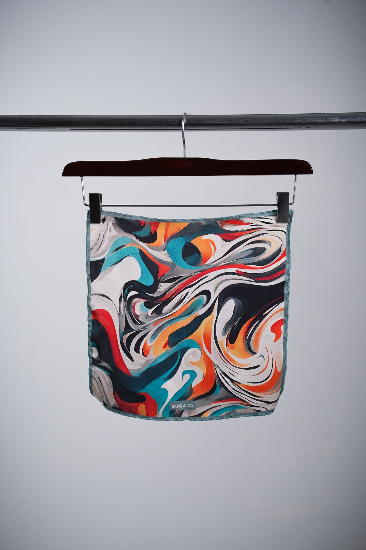 Marbled Muse Pocket Square