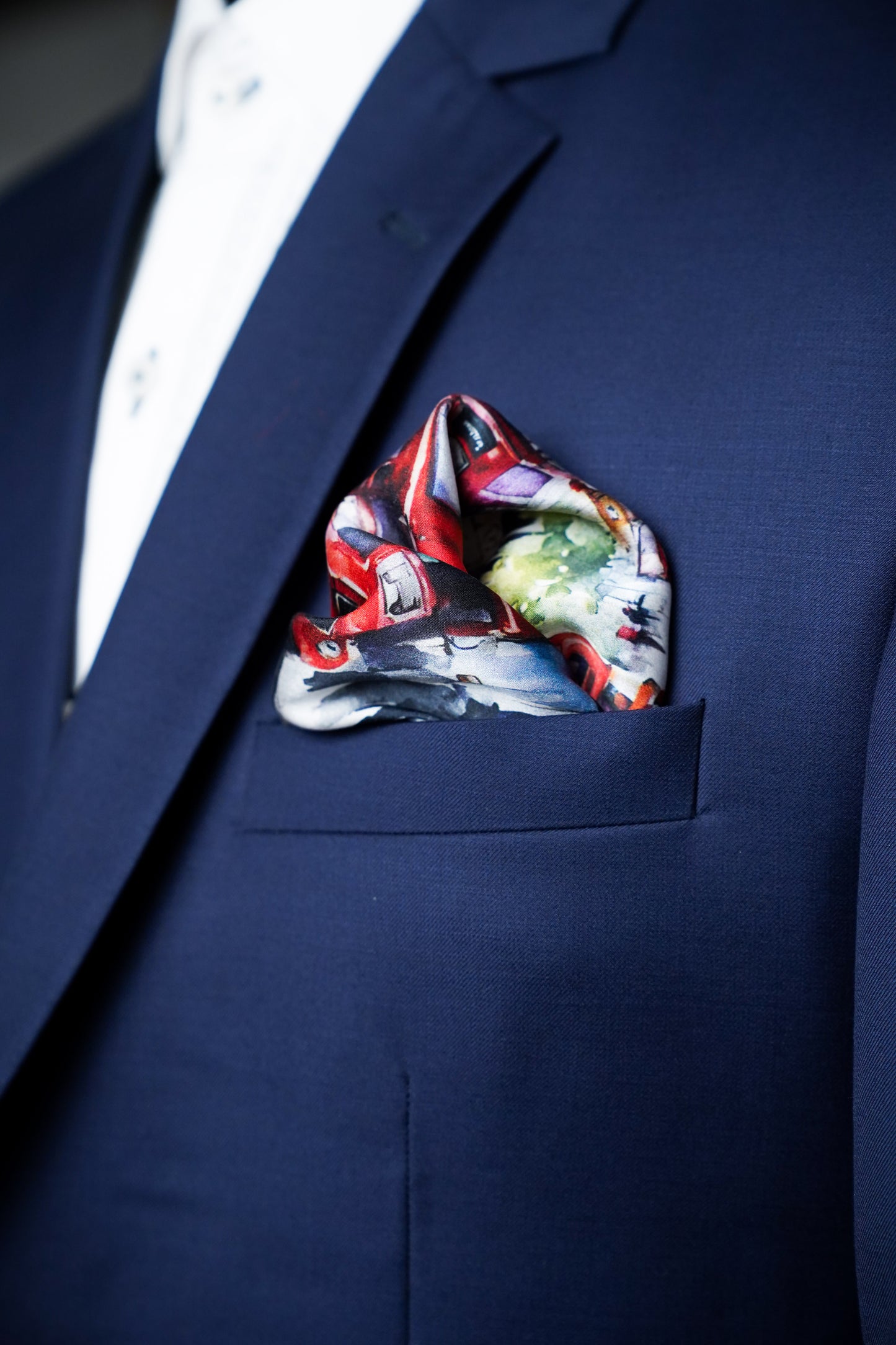 Love for London Pocket Square