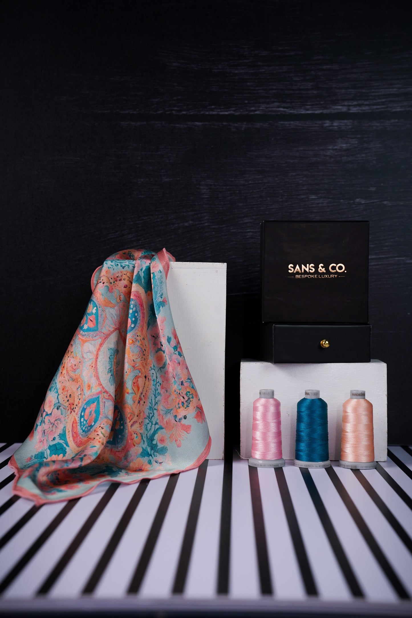 Pastel Blooms Pocket Square