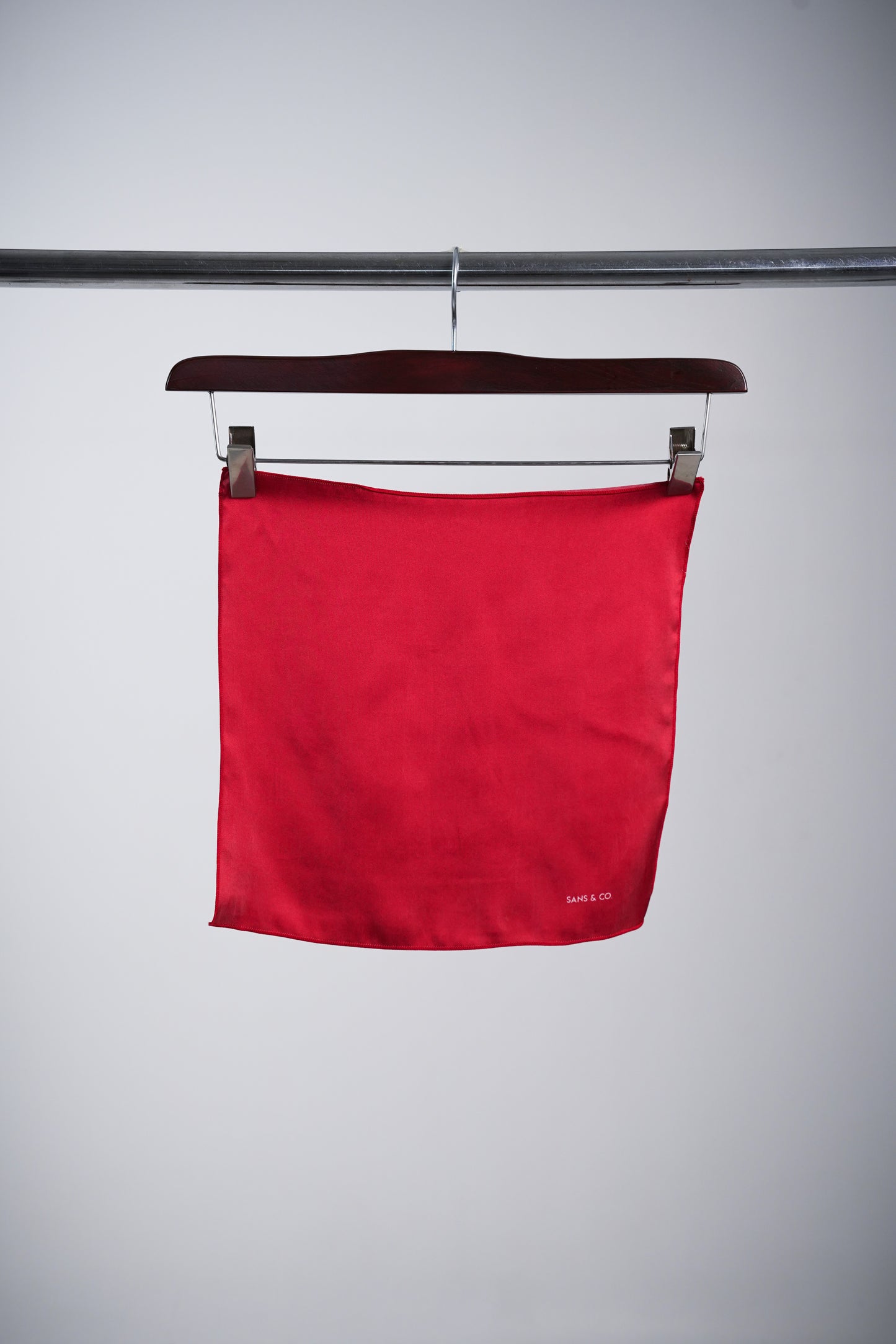 Scarlet Essence Red Pocket Square