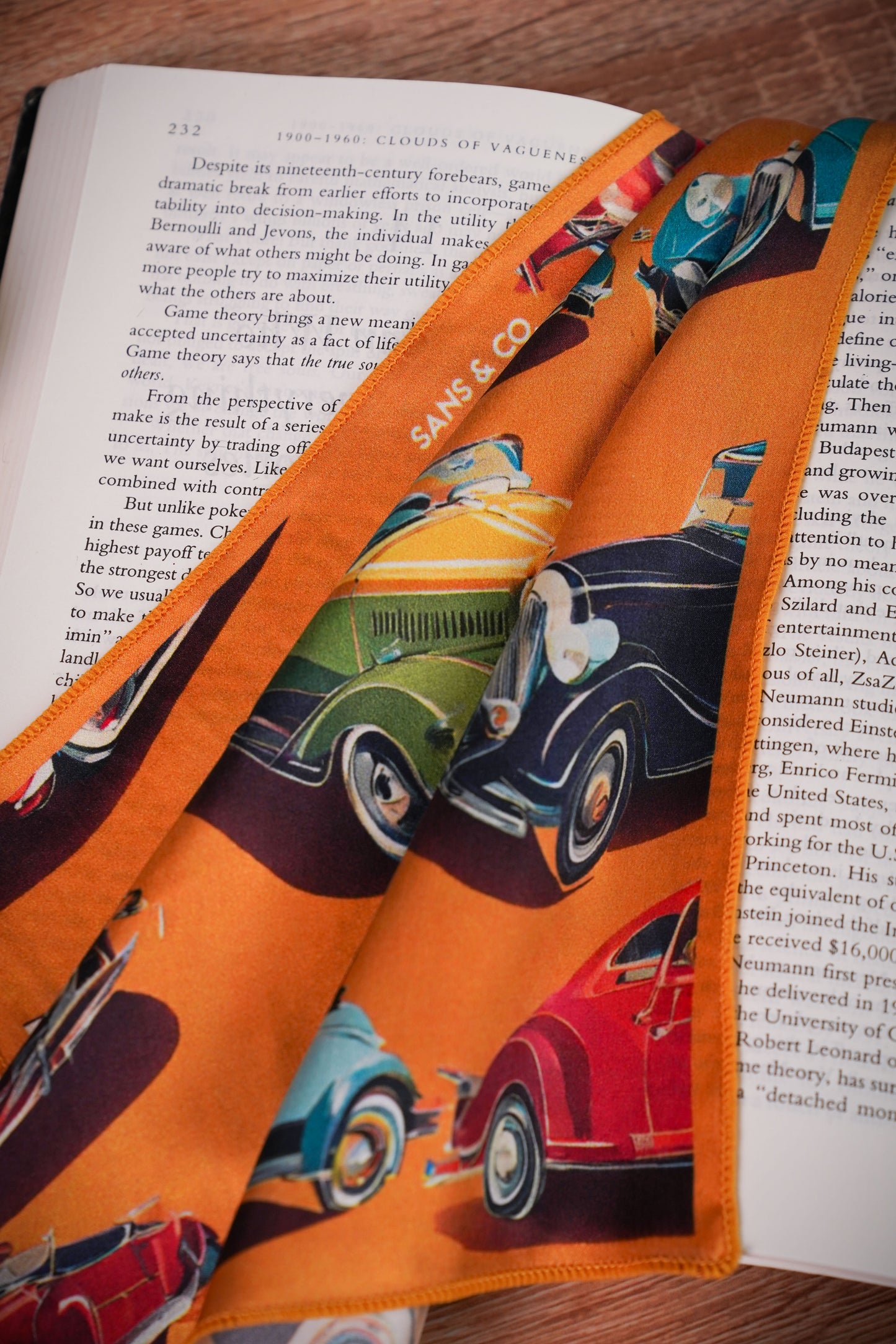 Timeless Drive: Vintage Cars Pocket Square