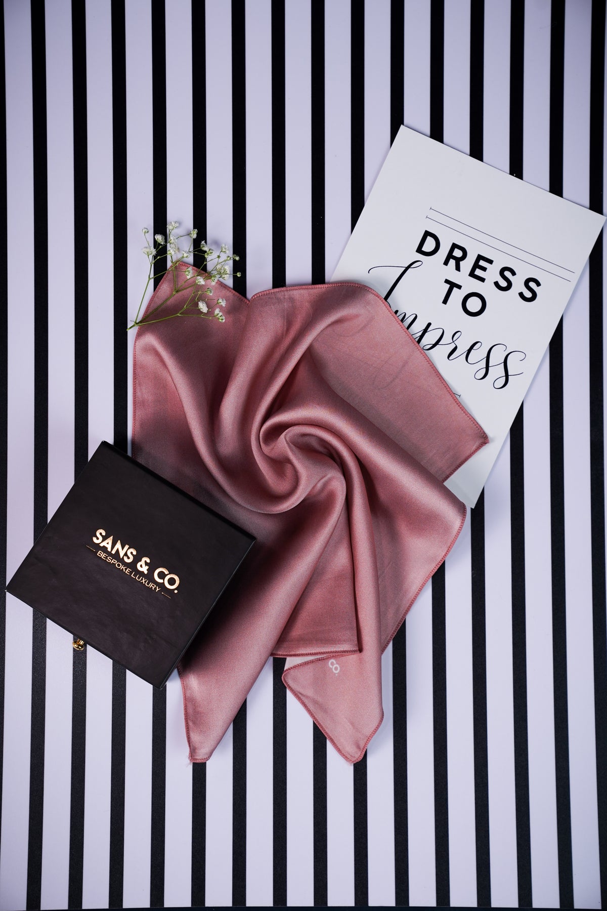 Antique Rose Pocket Square