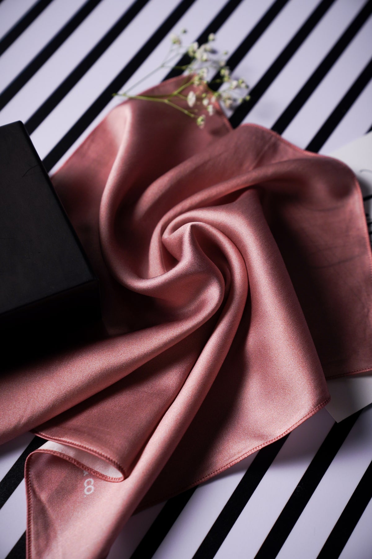 Antique Rose Silk Pocket Square