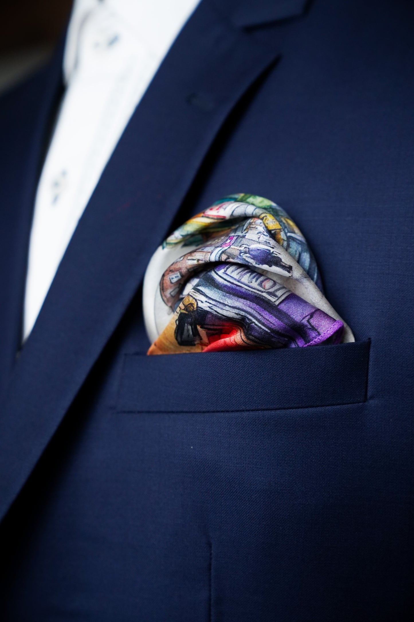 Camden Town Walk Pocket Square