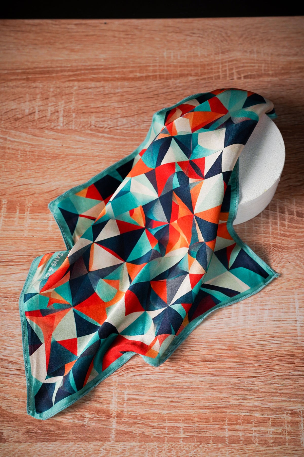 Geometric Mirage Pocket Square