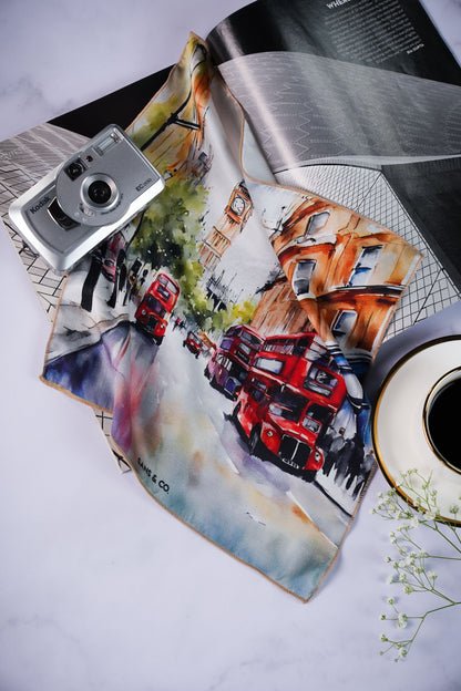 Love for London Pocket Square