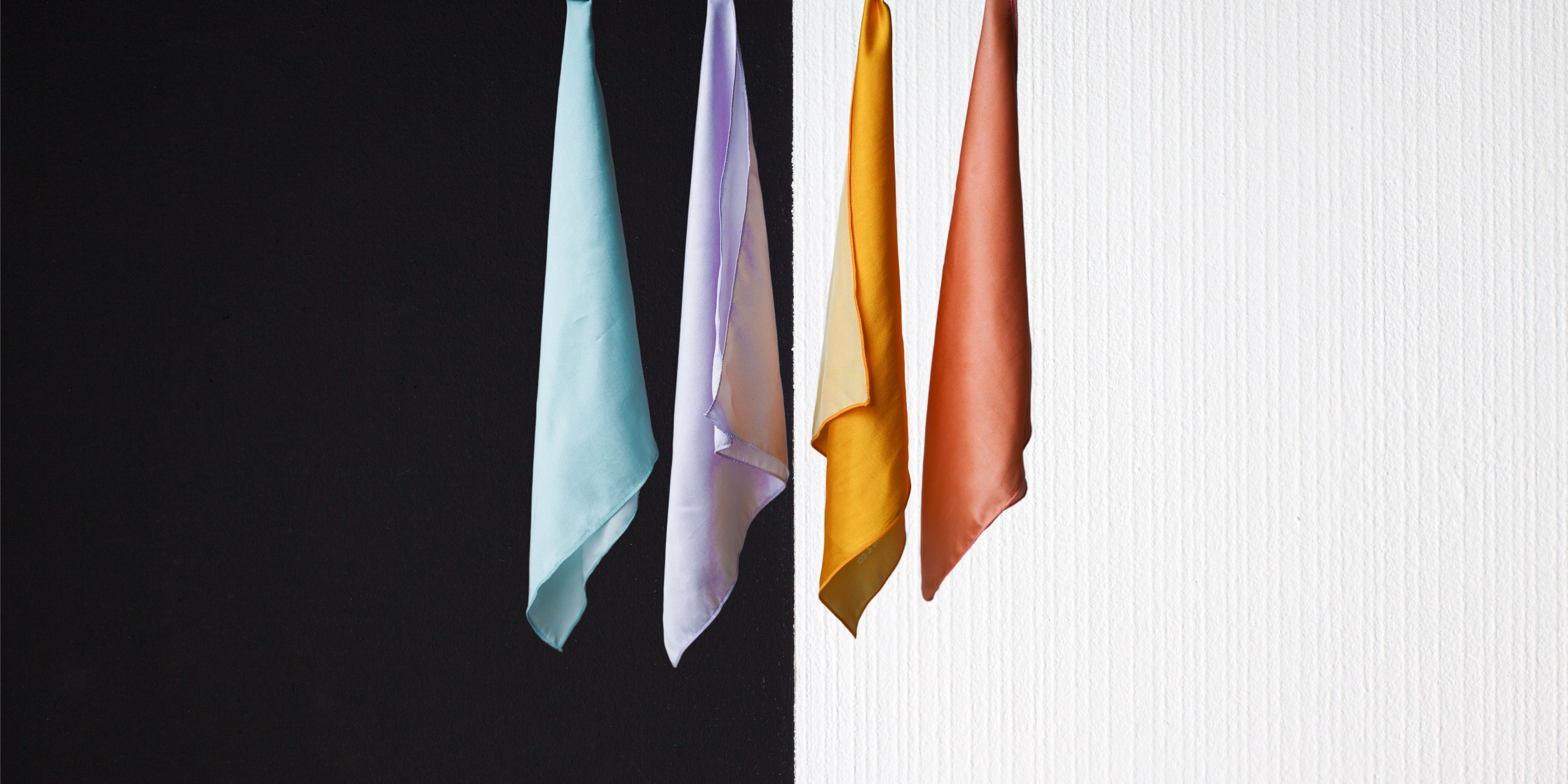 Solid Color Pocket Squares for Formal, Casual & Ethnic Wear